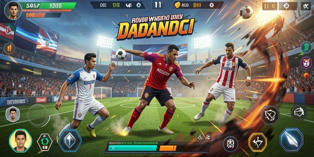 Tampilan awal permainan yang menarik dan penuh warna.