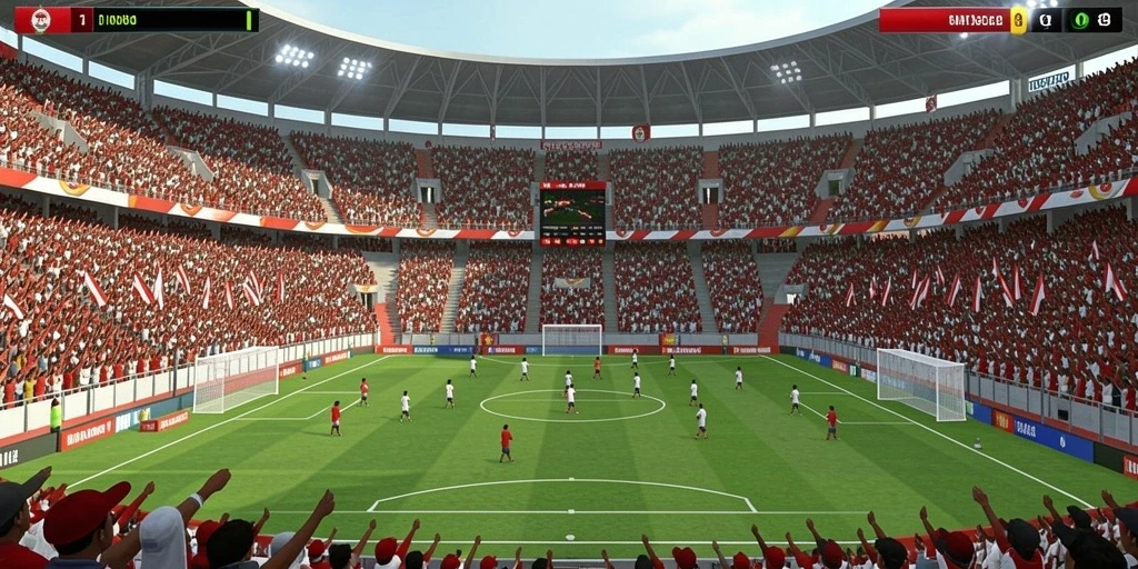 Tampilan awal game yang menarik perhatian.
