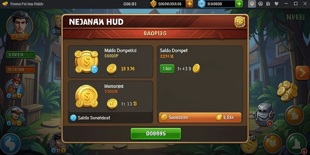 Screenshot menunjukkan karakter utama dalam aksi petualangan.