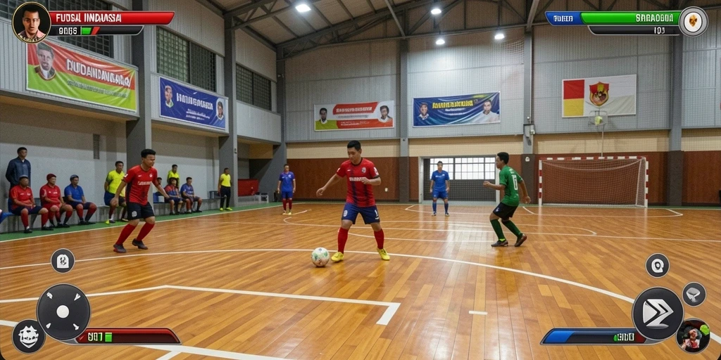Screenshot 1 menunjukkan tampilan antarmuka game yang menarik.