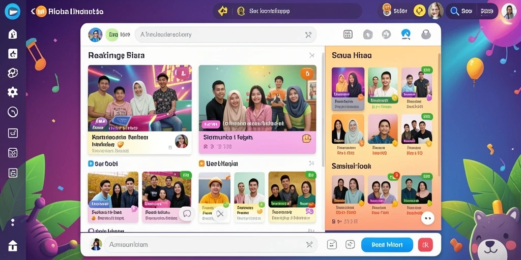 Antarmuka pengguna yang intuitif dan menarik.